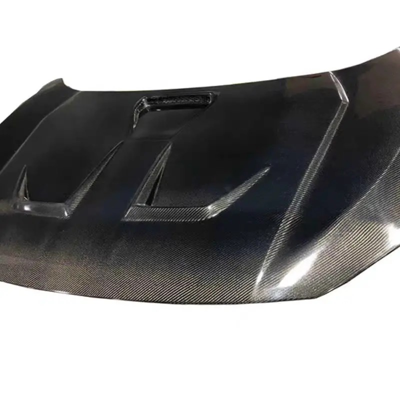 Carbon Fiber Hood Bonnet Scoop for  2016-2017 10th Gen Ci Vic Car Engine Cover Bodykit